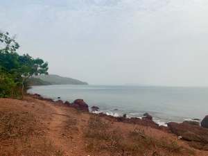 beach where the mercy ship is docked