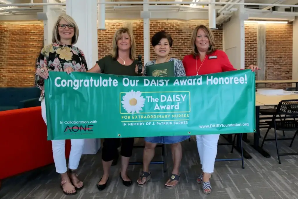 tnaa nurse receives DAISY award