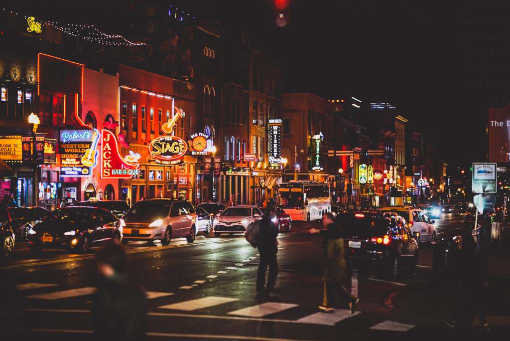 Best Things to Do in Tennessee on Assignment Broadway, Downtown Nashville, TN scene