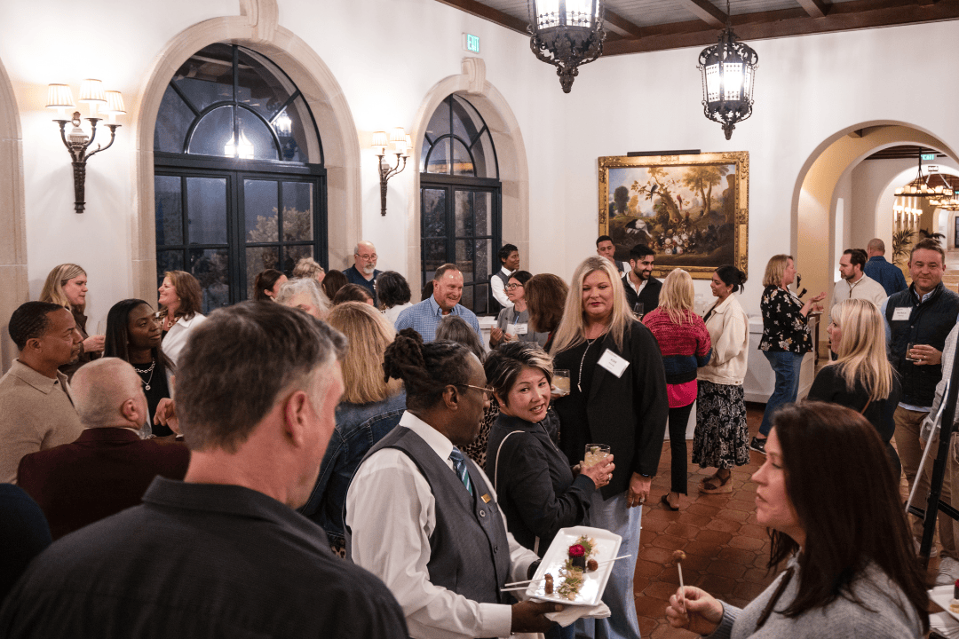 Attendees mingling at the RED Labor Summit evening reception.